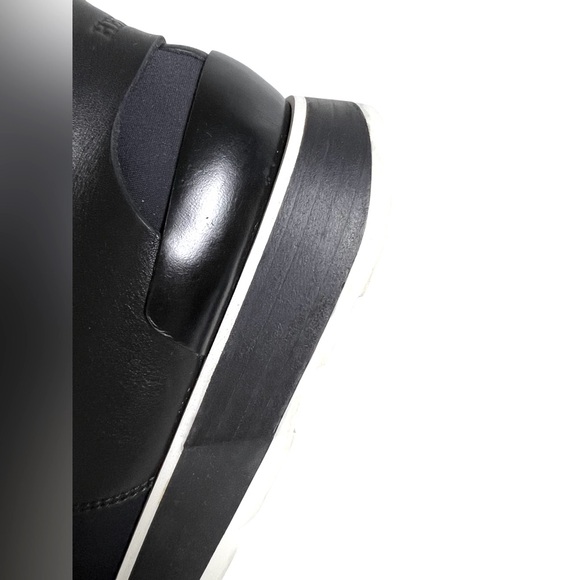 HERMES PLAYER SNEAKER Authentic Black Leather Slip On Soft Unisex 40 L 10 M 8 - Picture 12 of 16